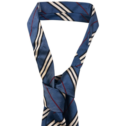 Vintage Burberry Nova Stripe Silk Tie