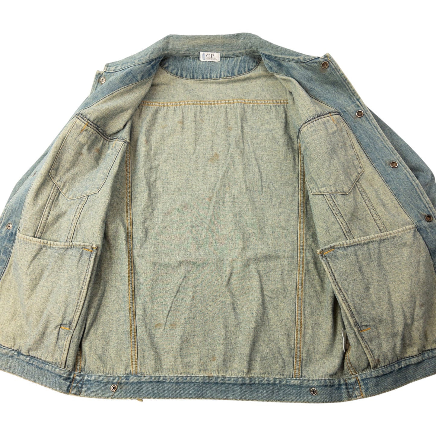 Vintage CP Company Button Up Denim Jacket Size M