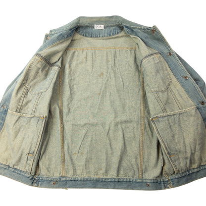 Vintage CP Company Button Up Denim Jacket Size M