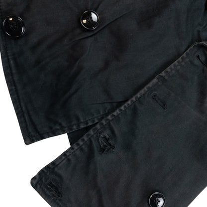 Vintage Cabane De Zucca By Issey Miyake Cropped Peacoat Womens Size S