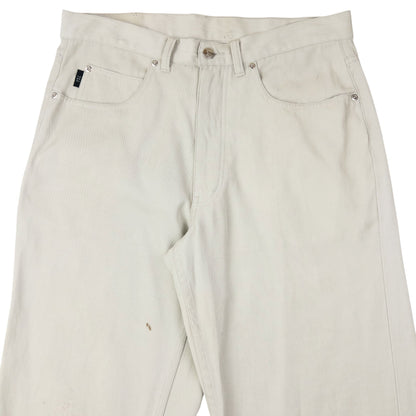 Vintage 2000s YSL Yves Saint Laurent Trousers Size W32 | W32, Cream