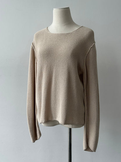 Armani Jeans 1990s Pure Cotton Knit Jumper - M