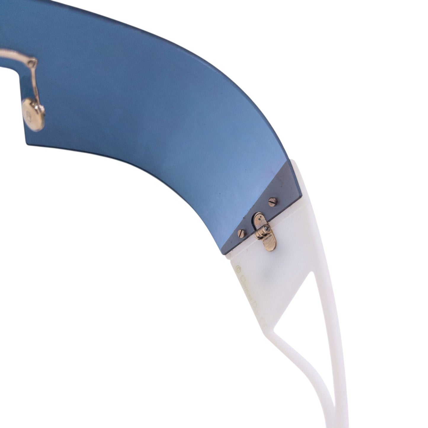 Vintage Dior KALEIDIORSCOPIC Shield Sunglasses | O/S, Iridescent