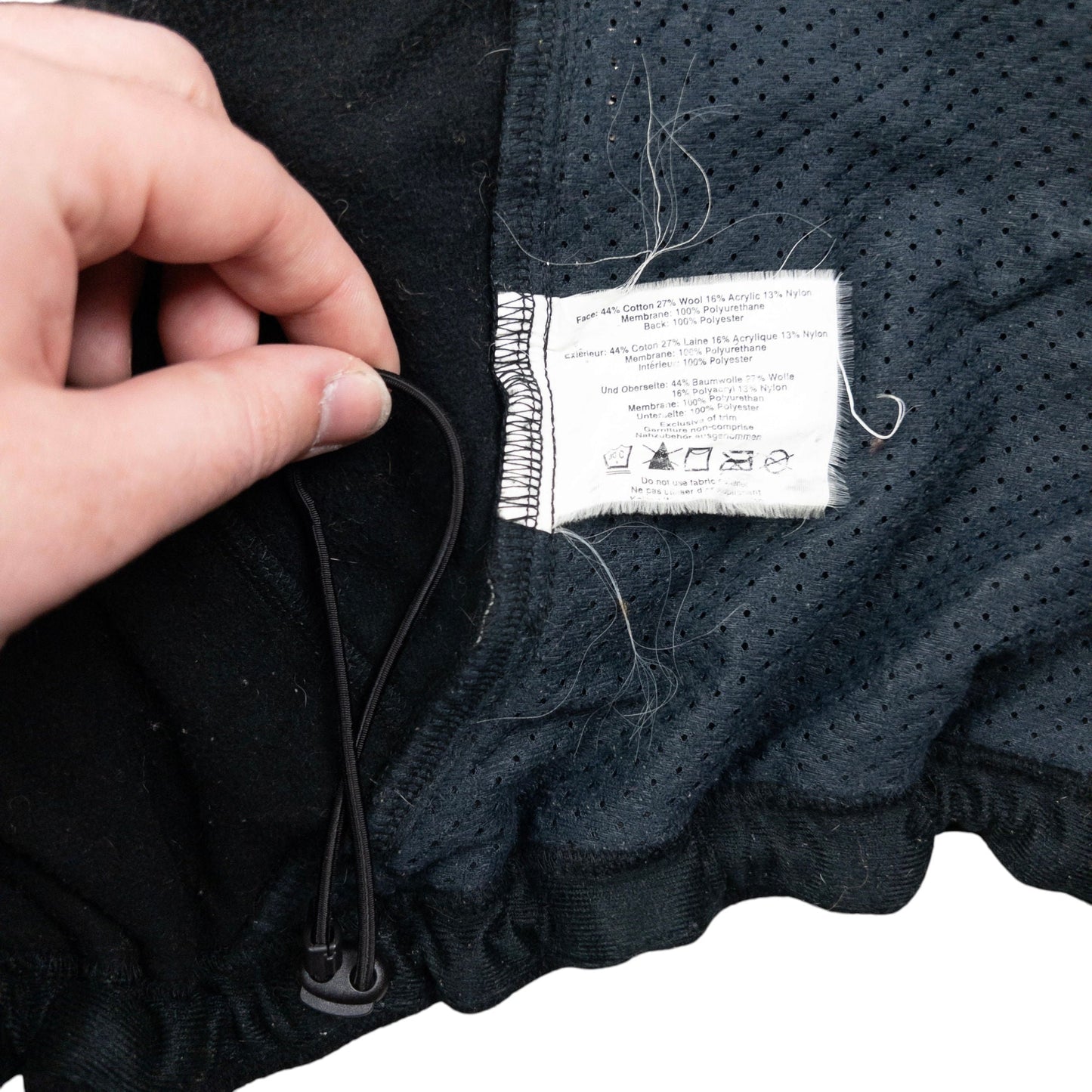 Vintage 2000s Arcteryx Zip Up Fleece Jacket Size L | Large, Black