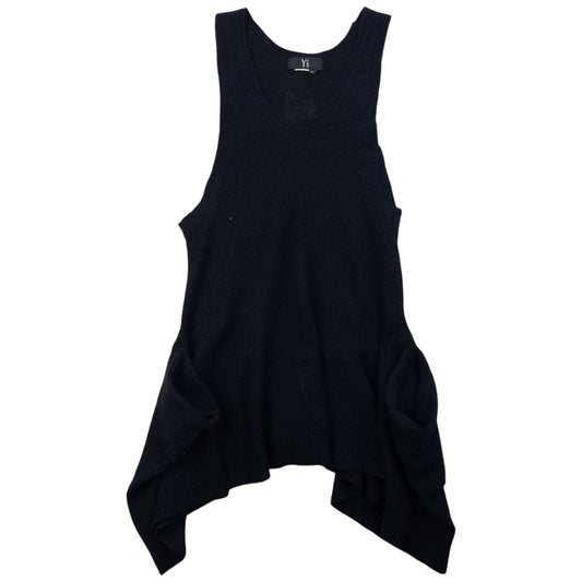 Vintage 90s Yohji Yamamoto Wool Vest Top Womens Size S | Small, Black