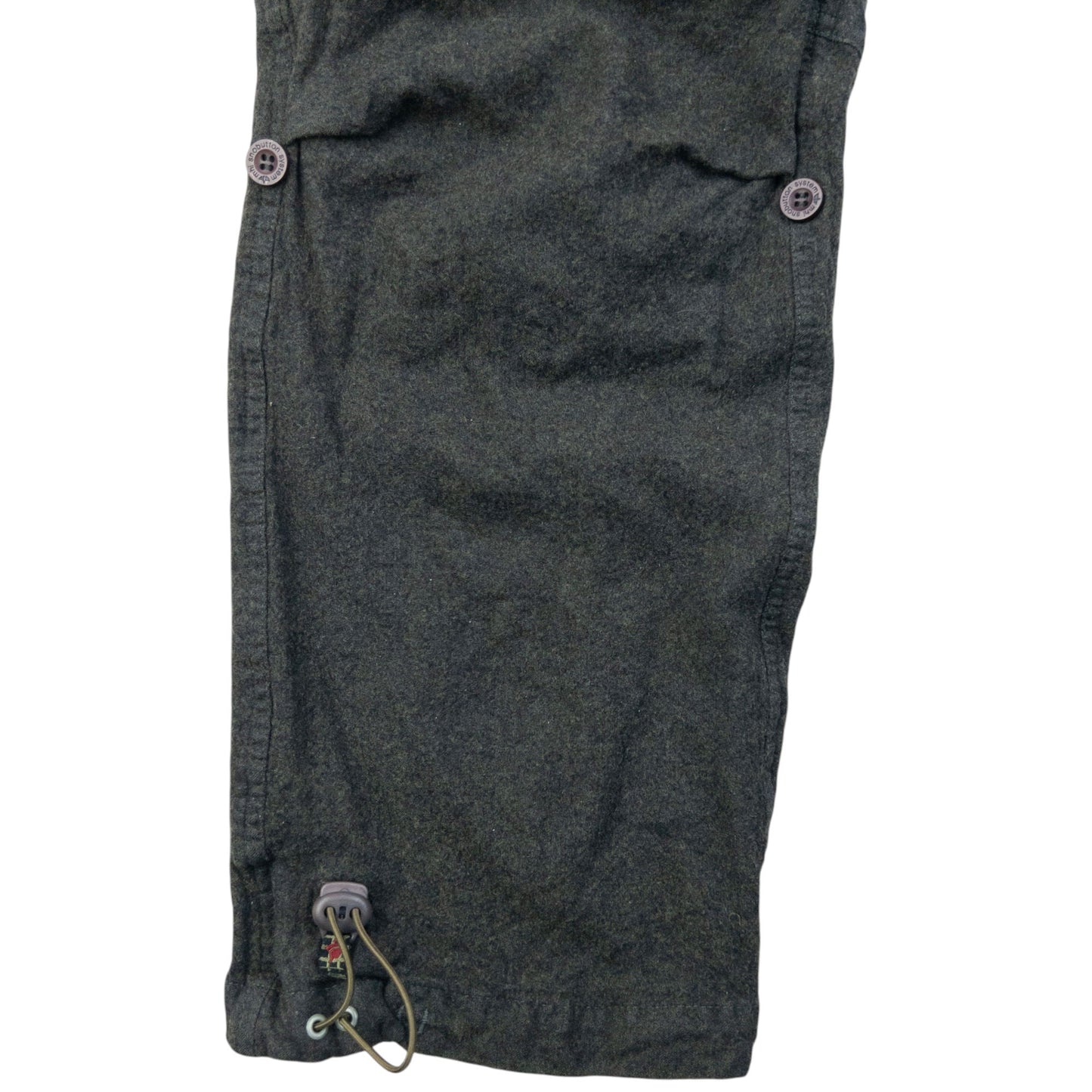 Vintage Maharishi Wool Roll Up Trousers Size S | Small, Grey