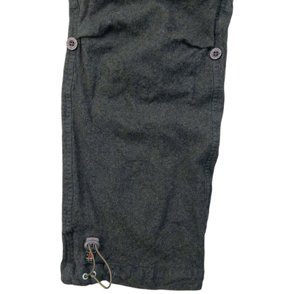 Vintage Maharishi Wool Roll Up Trousers Size S | Small, Grey