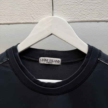 00’s Stone island Denims Long Sleeve T-Shirt (M) | Medium, Navy