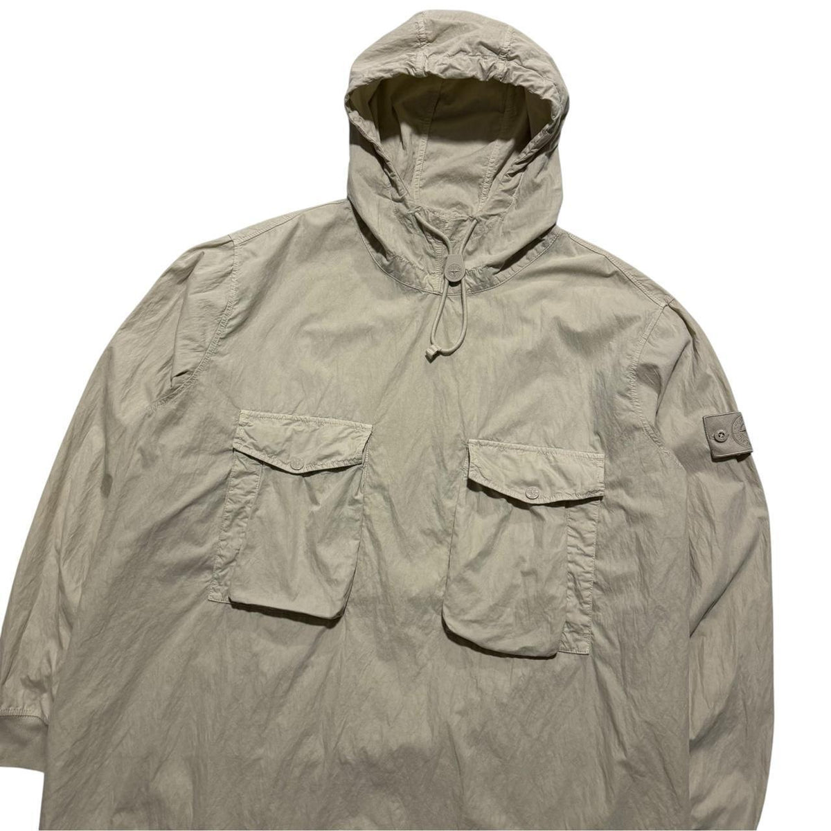 Stone Island Ghost Pullover Smock Jacket | XXXL, Beige