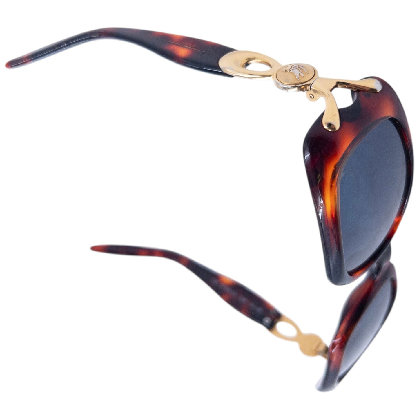 Vintage 90s Burberry Tortoise Shell Sunglasses | O/S, Brown