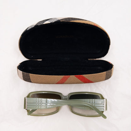 Vintage 2000s Burberry Two-Tone Embossed Sunglasses | O/S, Multicoloured