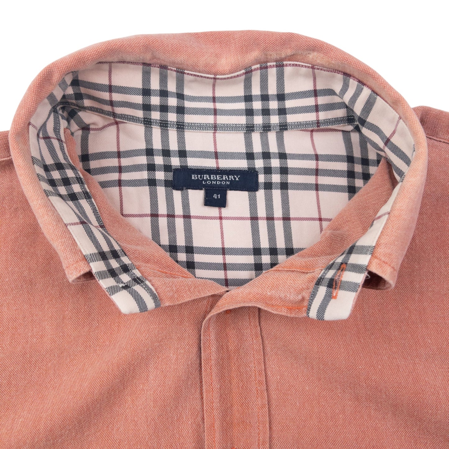 Vintage 2000s Burberry Nova Check Cuff Long Sleeve Button Up Shirt Size M