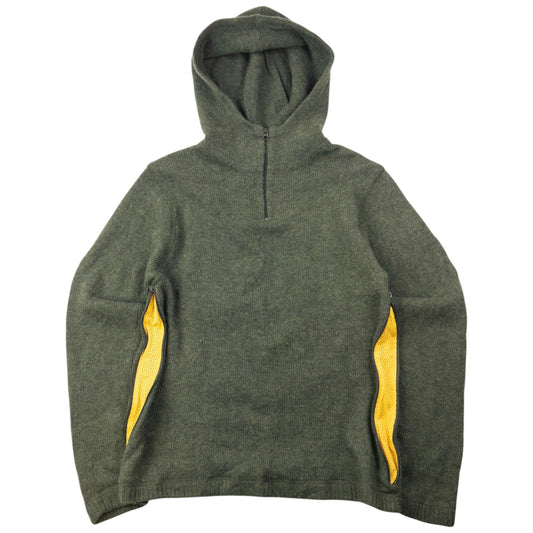 Vintage 2000s Stussy Q Zip Wool Hoodie Size S | Small, Multicoloured