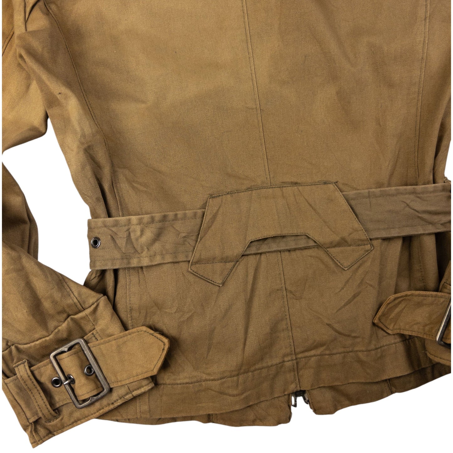 Vintage PPFM Buckle Military Jacket Women's Size M