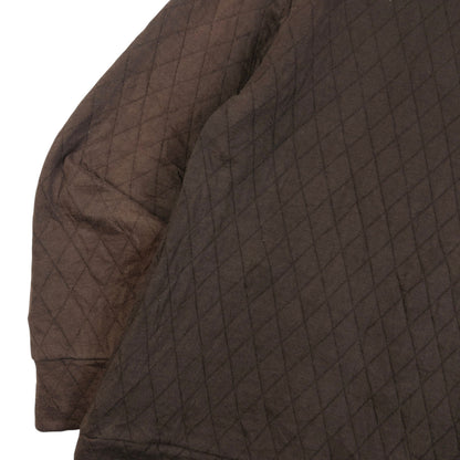 Vintage 2000s Burberry Black Label Quilted Zip Up Hoodie Size M | XXL, Multicoloured