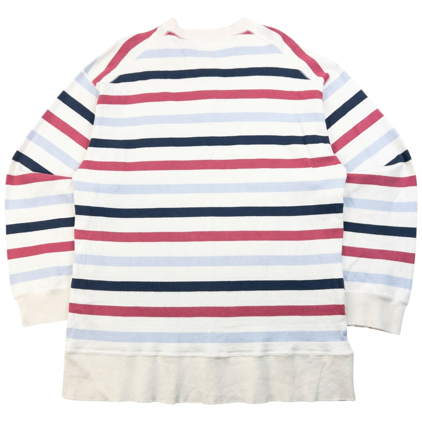 Vintage 90s Issey Miyake Striped Jumper Size M | Medium, Ivory, Red, Navy, Light Blue