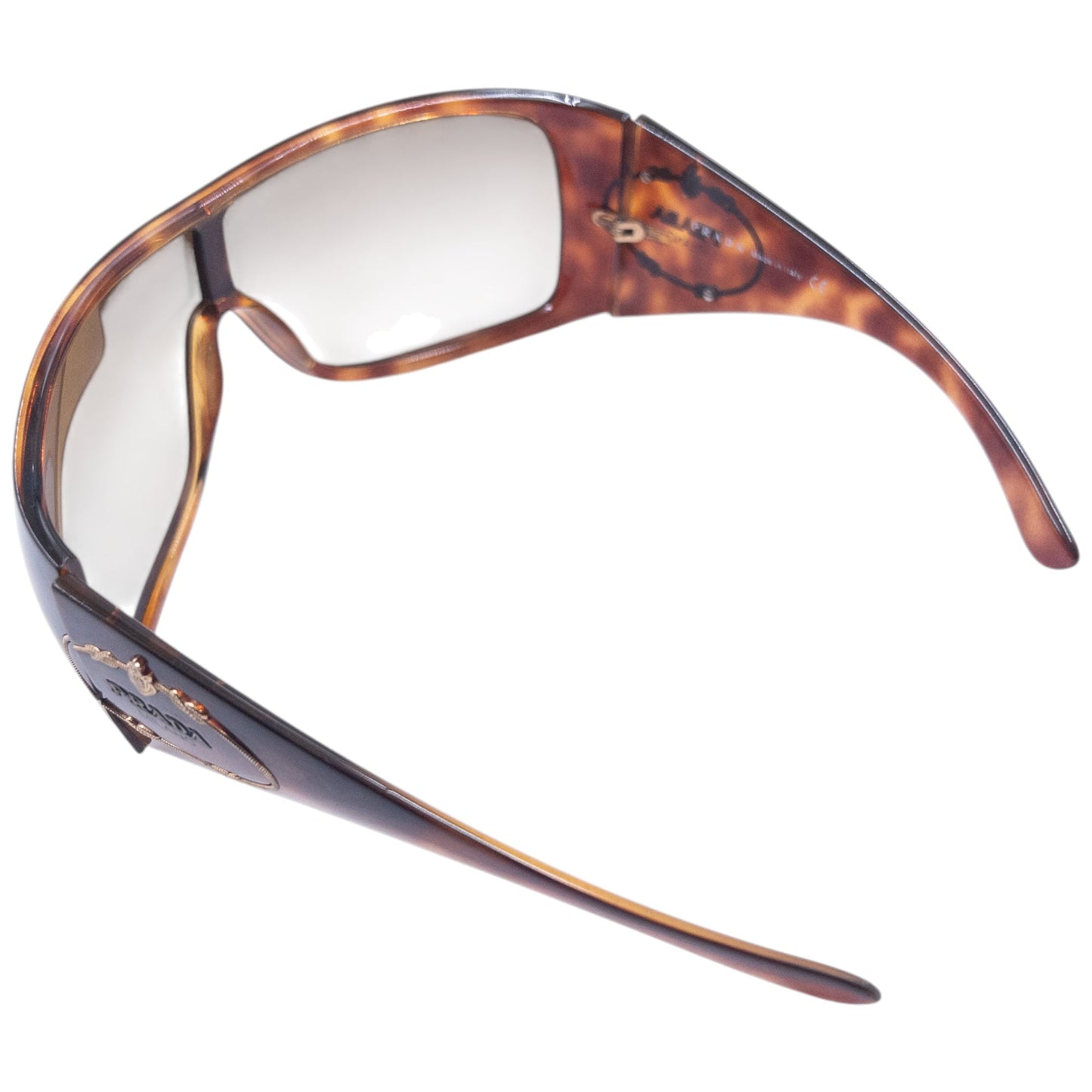 Vintage 2000s Prada Tortoise Shell Sunglasses