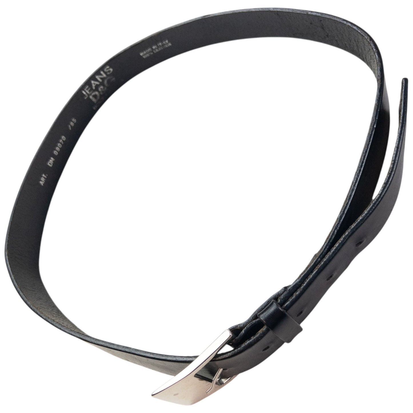 Vintage 2000s Dolce & Gabbana Leather Belt Size L | O/S, Black