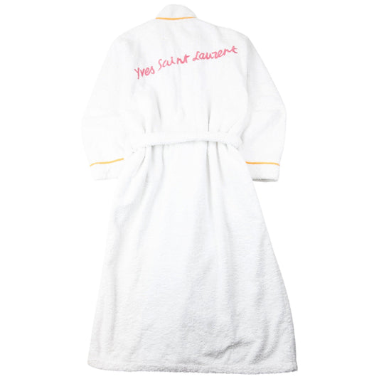 Vintage YSL Yves Saint Laurent Embroidered Dressing Gown Size L | Large, Multicoloured