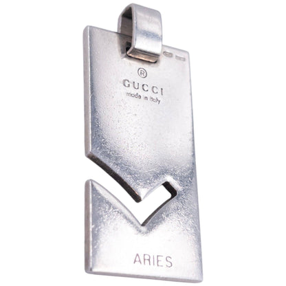Vintage Gucci Silver Aries Pendant