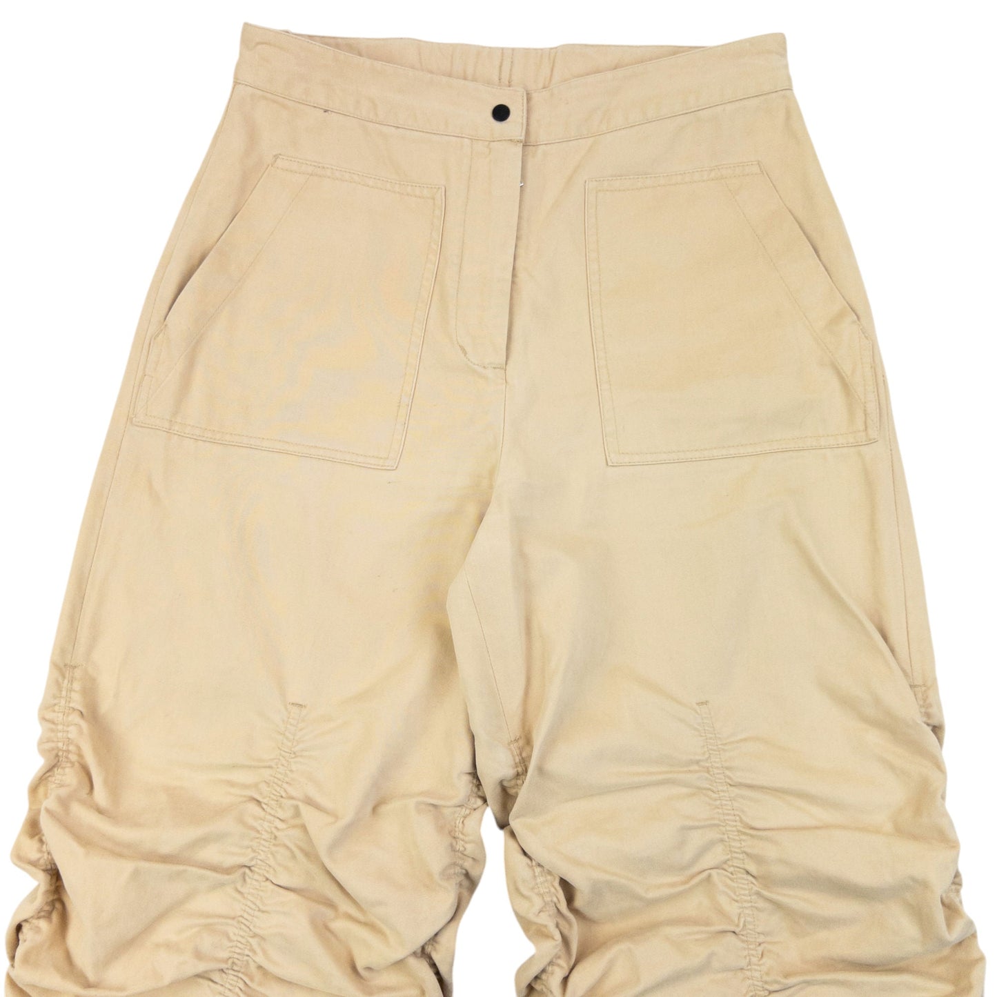 Vintage Maharishi Ruched Wide Leg Trousers Size W29 | W29, Beige