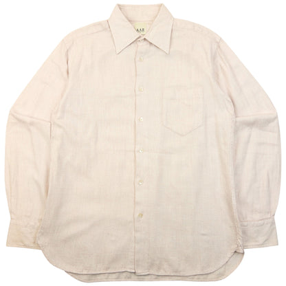 Vintage 2000s Yohji Yamamoto A.A.R Long Sleeve Button Up Shirt Size M | Medium, Pink