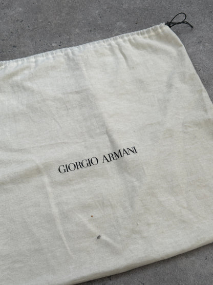 Giorgio Armani 2000s Leather Textured Crossbody Bag