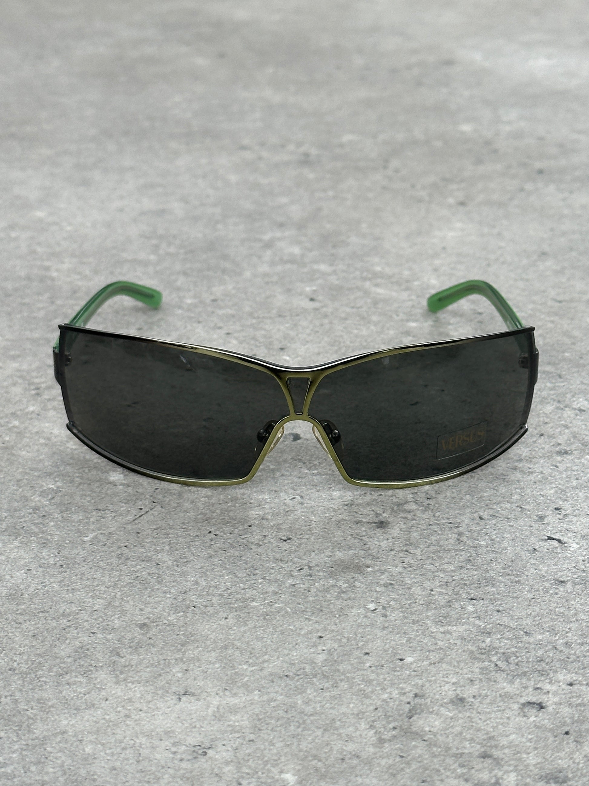Versave Versus 2000s Semi Rimless Logo Sunglasses