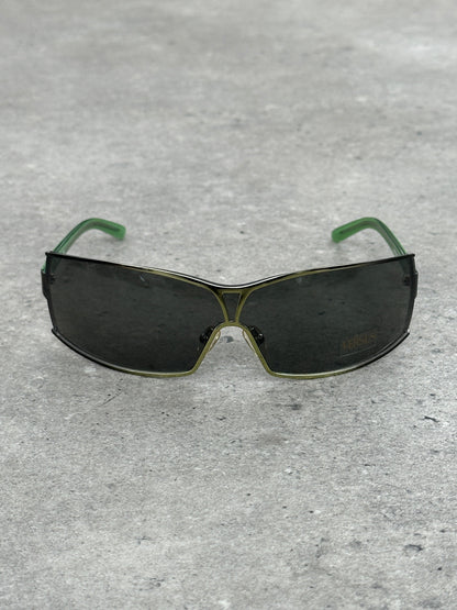 Versave Versus 2000s Semi Rimless Logo Sunglasses