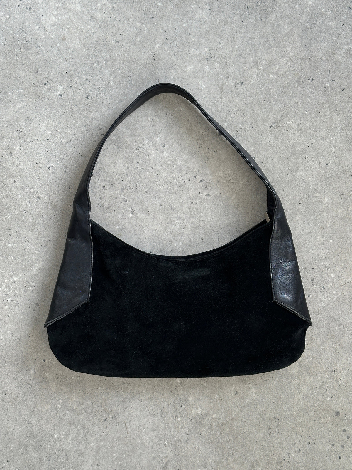 Armani Exchange 2000s Suede Leather Shoulder Bag