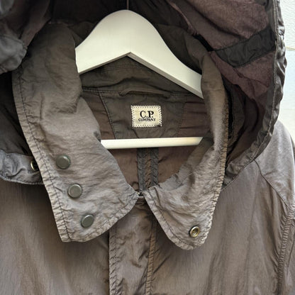 C.P. Company Chrome Multi-Pocket Goggle Jacket (XL/XXL) | Extra Large, Brown