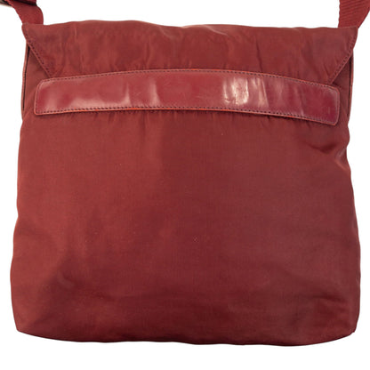 Vintage 2000s Prada Crossbody Bag | O/S, Red