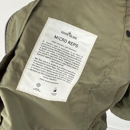 Stone Island Micro Reps Hooded Jacket Olive (XL) | Extra Large, Multicoloured