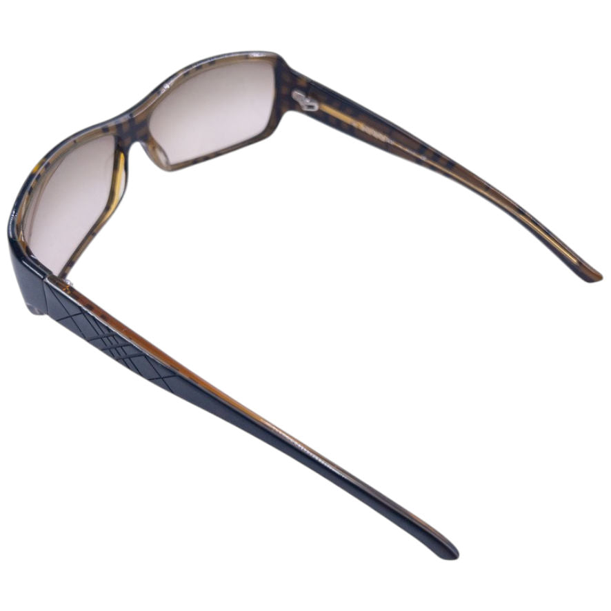 Vintage Burberry Nova Check Embossed Tortoise Shell Sunglasses