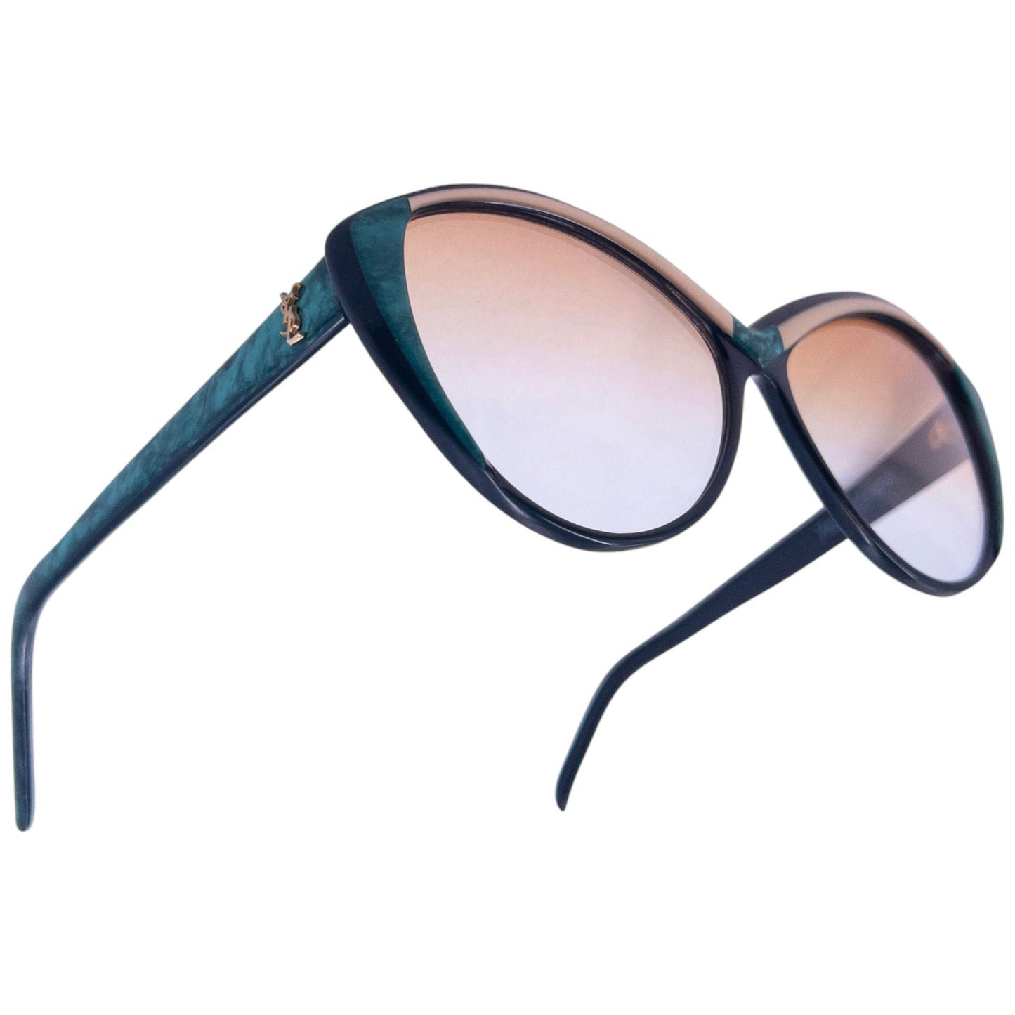 Vintage YSL Yves Saint Laurent Marble Sunglasses