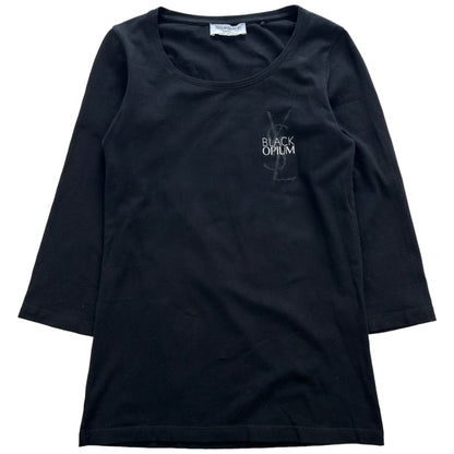 Vintage YSL Yves Saint Laurent 3/4 Length T-Shirt Woman's Size S