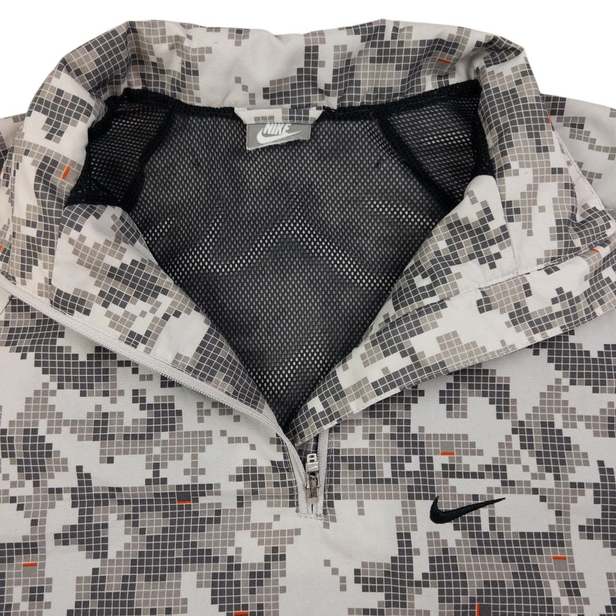 Vintage Nike Pixel Camo Q Zip Jacket Size