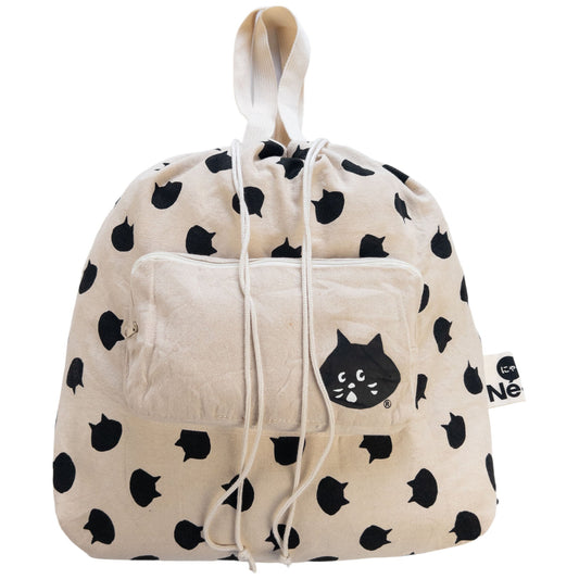 Vintage Ne-Net By Issey Miyake Cat Drawstring Backpack