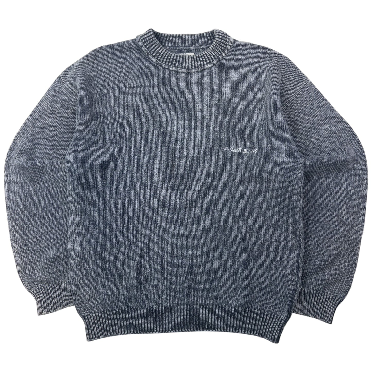 Vintage 90s Armani Jeans Wool Knit Jumper Size S | Small, Multicoloured