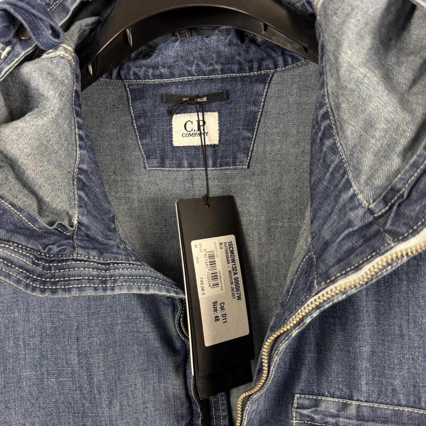 C.P. Company BLU Watro Treated Indigo Jacket – Size 48 | Other, Indigo