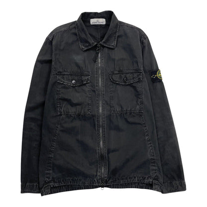 Stone Island Overshirt, Size Medium | Stone island, Black