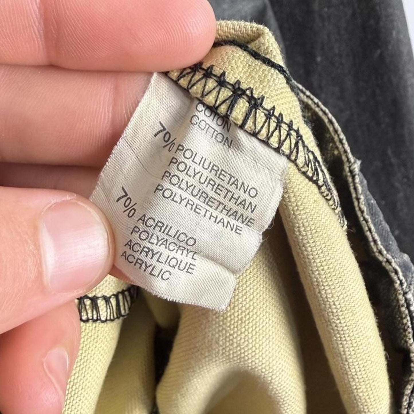 1980's Stone Island Marina Sailcloth Jacket Khaki (M) | Medium, Multicoloured