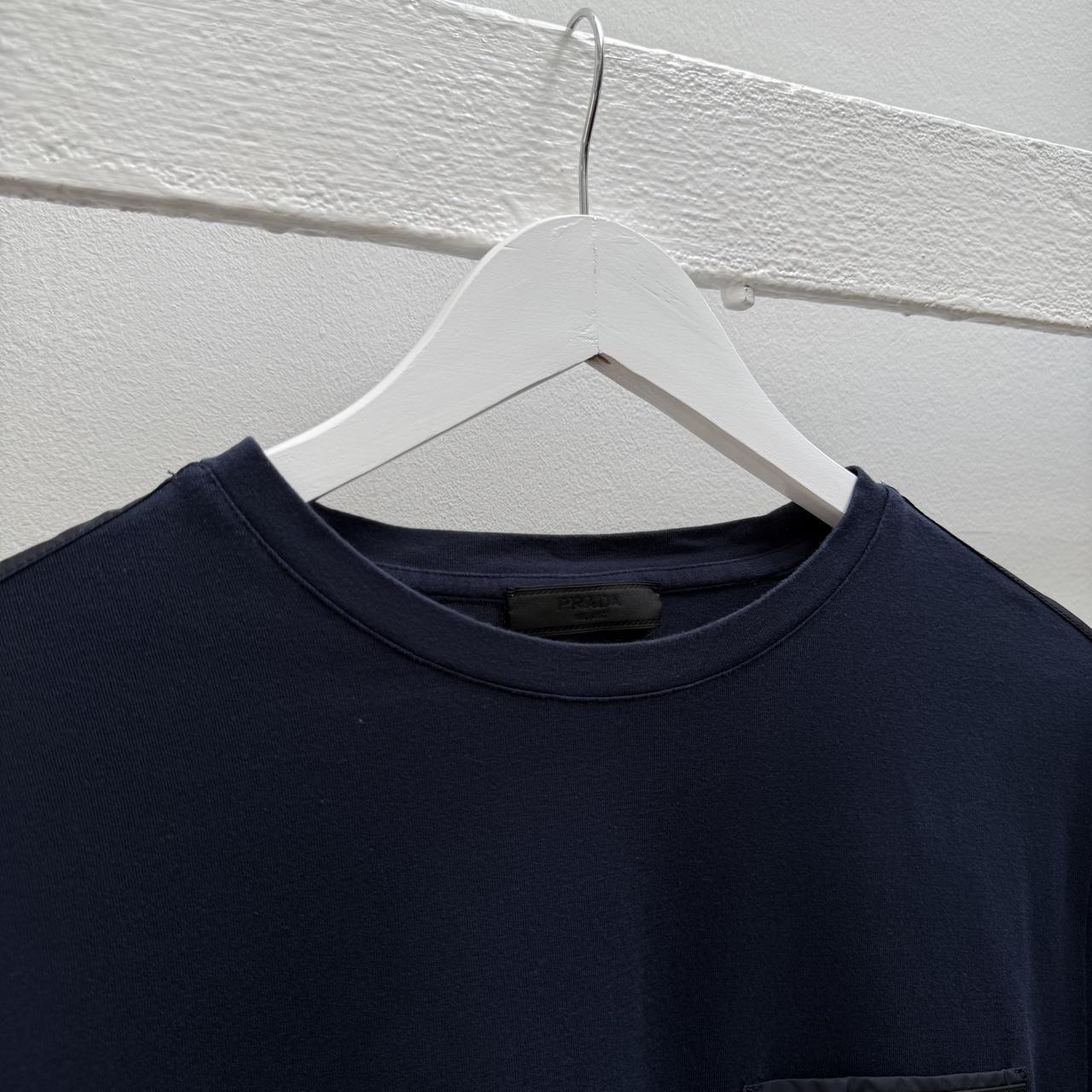 Prada Sport Logo Tee (L) | Large, Blue