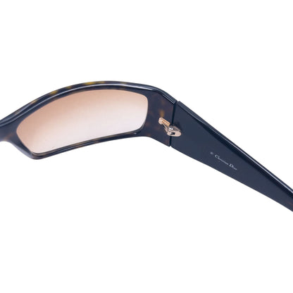 Vintage Dior Embossed Tortoise Shell Sunglasses