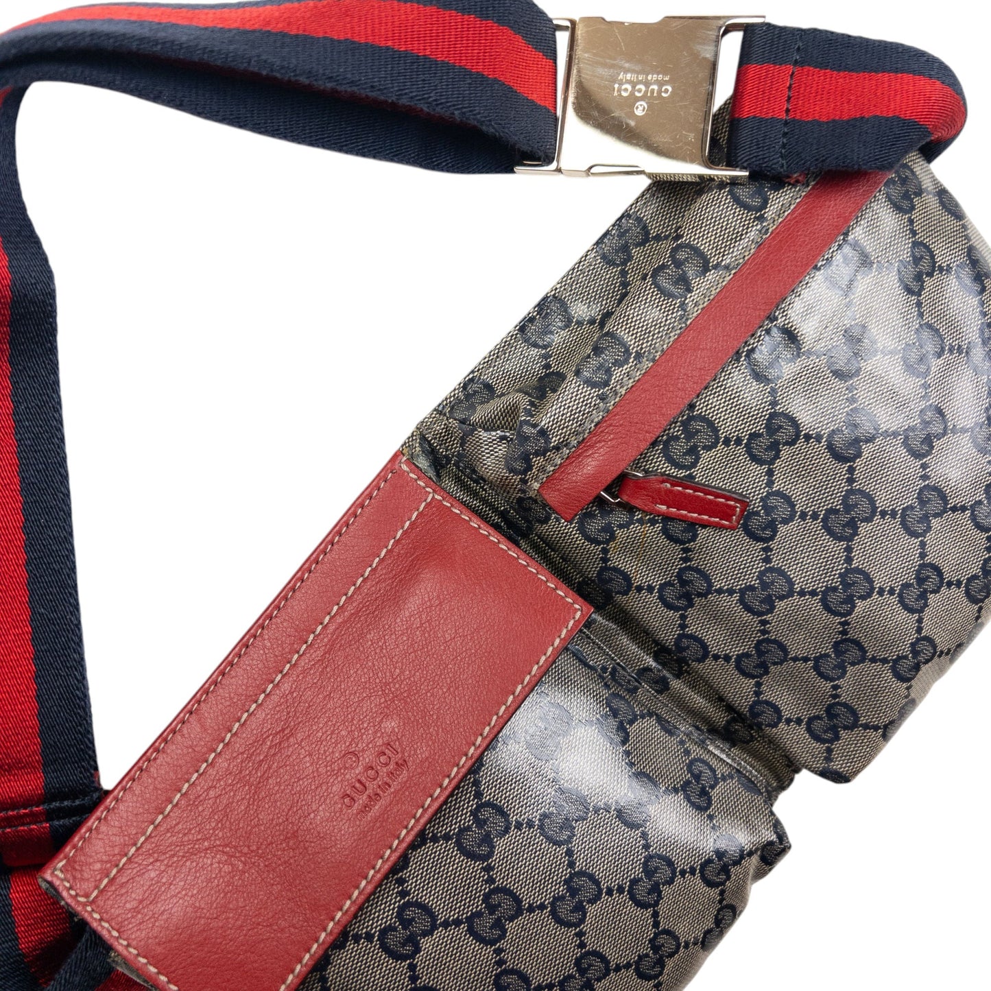 Vintage Gucci Monogram Crossbody Bag