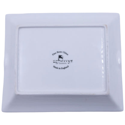 Vintage 90s Burberry Nova Check Fine Bone China Ashtray | O/S, Mixed
