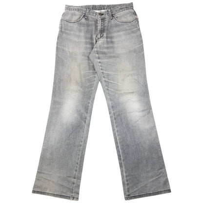 Vintage 90s Gaultier HOMME Objet Lightweight Denim Jeans Size W32 | W32, Grey