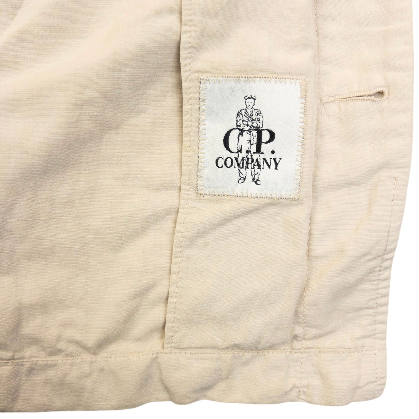 Vintage 2000s CP Company Button Up Jacket Size M | Medium, Cream