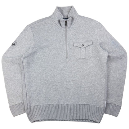 Vintage Armani Jeans Half Zip Jumper Size M