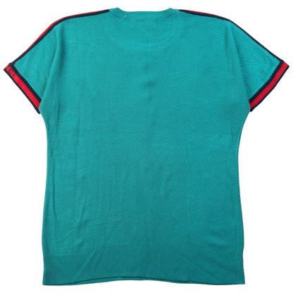 Vintage 80s Gucci Knit T Shirt Womens Size S | Small, Green